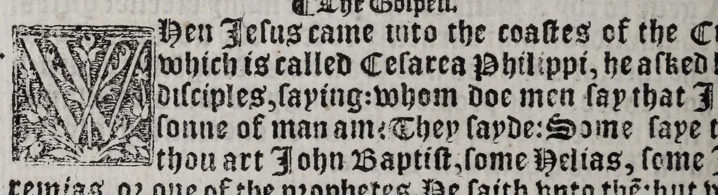 An illustration from The booke of common prayer, and adminystracion of the sacramentes, and other rytes, and ceremonies in the Churche of Englande, 1552, leaf 198
