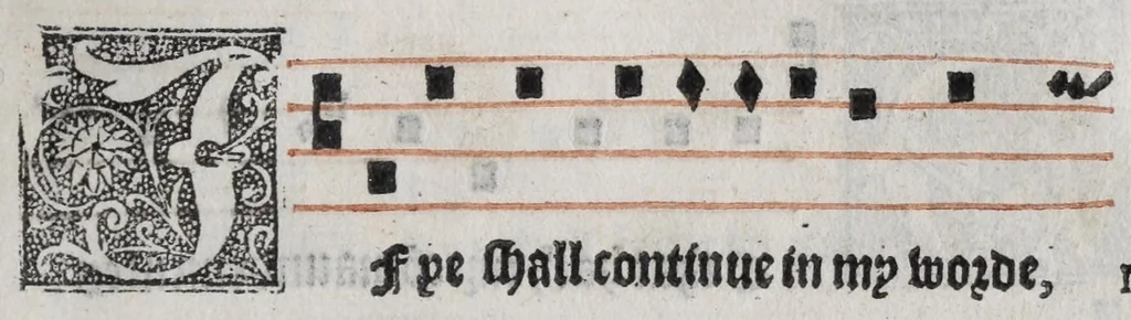 An illustration from The booke of common praier noted, 1550, leaf 119