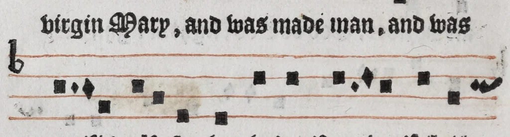An illustration from The booke of common praier noted, 1550, leaf 80