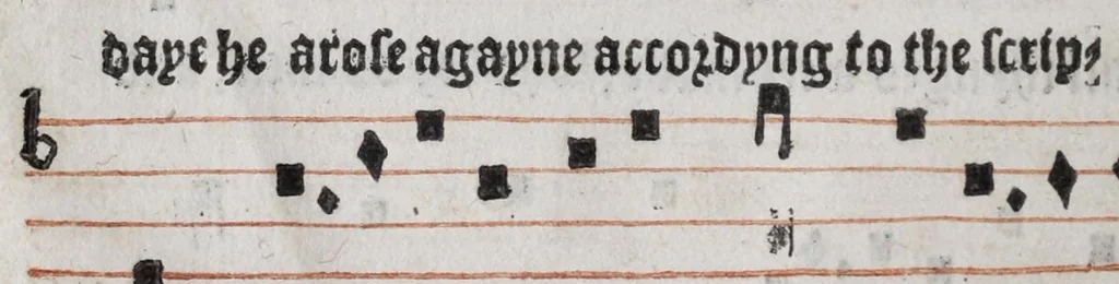 An illustration from The booke of common praier noted, 1550, leaf 80