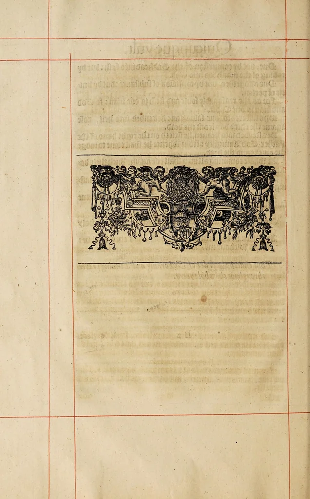 An illustration from The booke of common prayer, and administration of the sacraments : and other rites and ceremonies of the Church of England, 1636, leaf 64