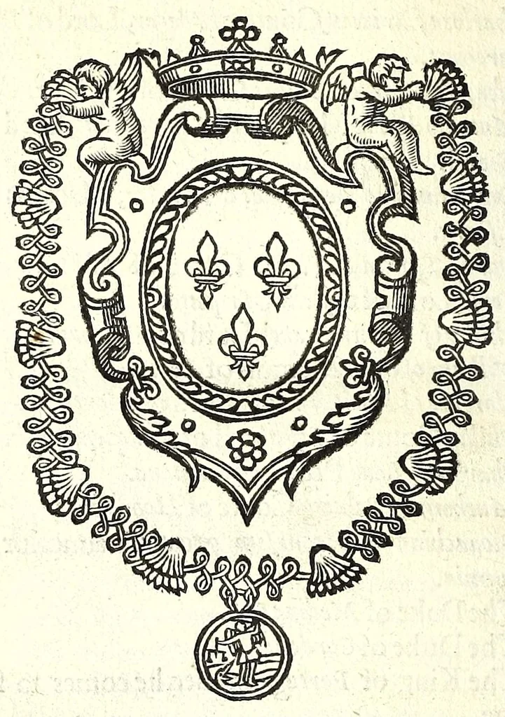 An illustration from The booke of honor and armes, 1590, leaf 150