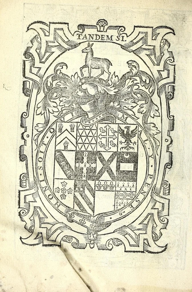 An illustration from The booke of honor and armes, 1590, leaf 8