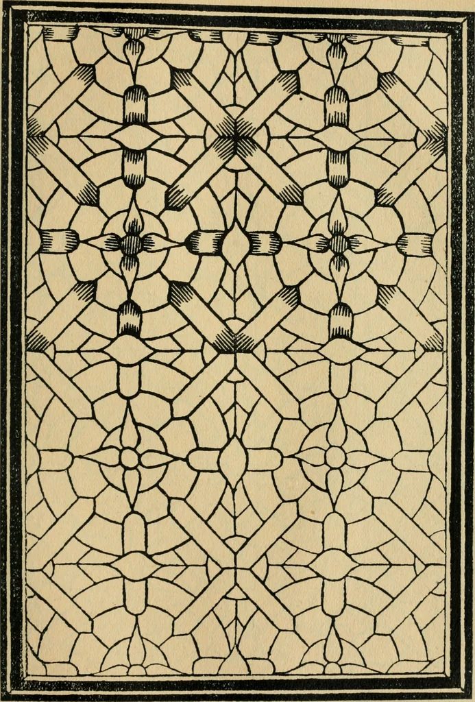 An illustration from A booke of sundry draughtes principaly serving for glasiers: and not impertinent for plasters, and gardiners : besides sundry other professions. Whereunto is annexed the manner how to anniel in glas: and also the true forme of the fornace, and the secretes thereof, 1615, leaf 102