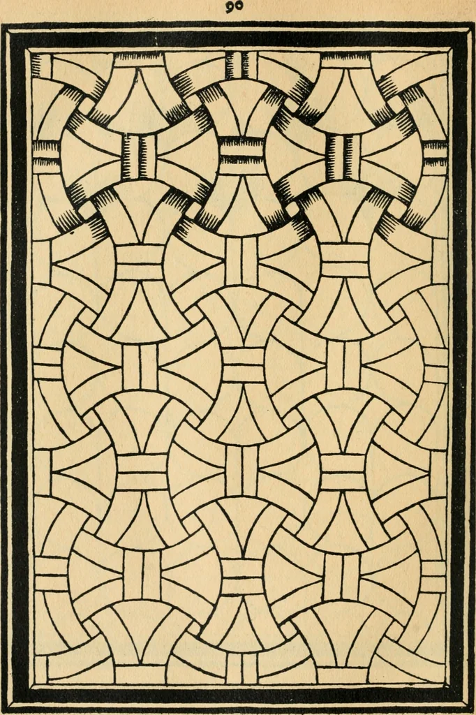 An illustration from A booke of sundry draughtes principaly serving for glasiers: and not impertinent for plasters, and gardiners : besides sundry other professions. Whereunto is annexed the manner how to anniel in glas: and also the true forme of the fornace, and the secretes thereof, 1615, leaf 117