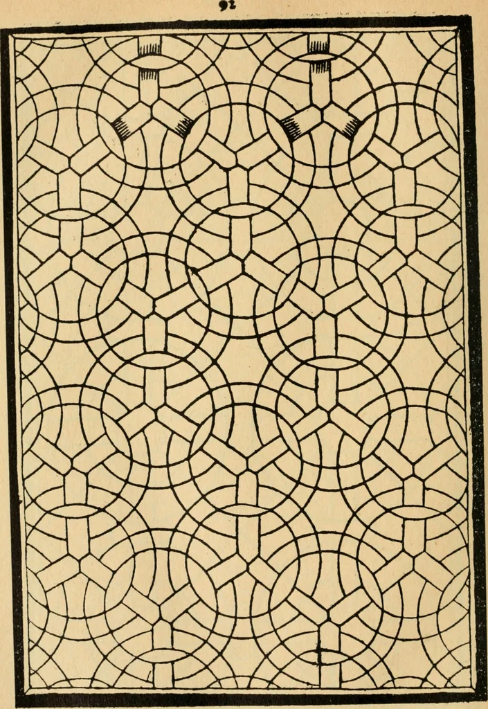 An illustration from A booke of sundry draughtes principaly serving for glasiers: and not impertinent for plasters, and gardiners : besides sundry other professions. Whereunto is annexed the manner how to anniel in glas: and also the true forme of the fornace, and the secretes thereof, 1615, leaf 119