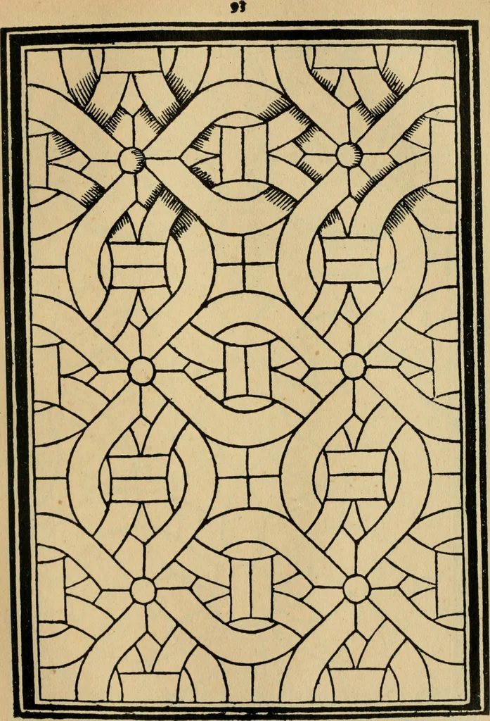 An illustration from A booke of sundry draughtes principaly serving for glasiers: and not impertinent for plasters, and gardiners : besides sundry other professions. Whereunto is annexed the manner how to anniel in glas: and also the true forme of the fornace, and the secretes thereof, 1615, leaf 120