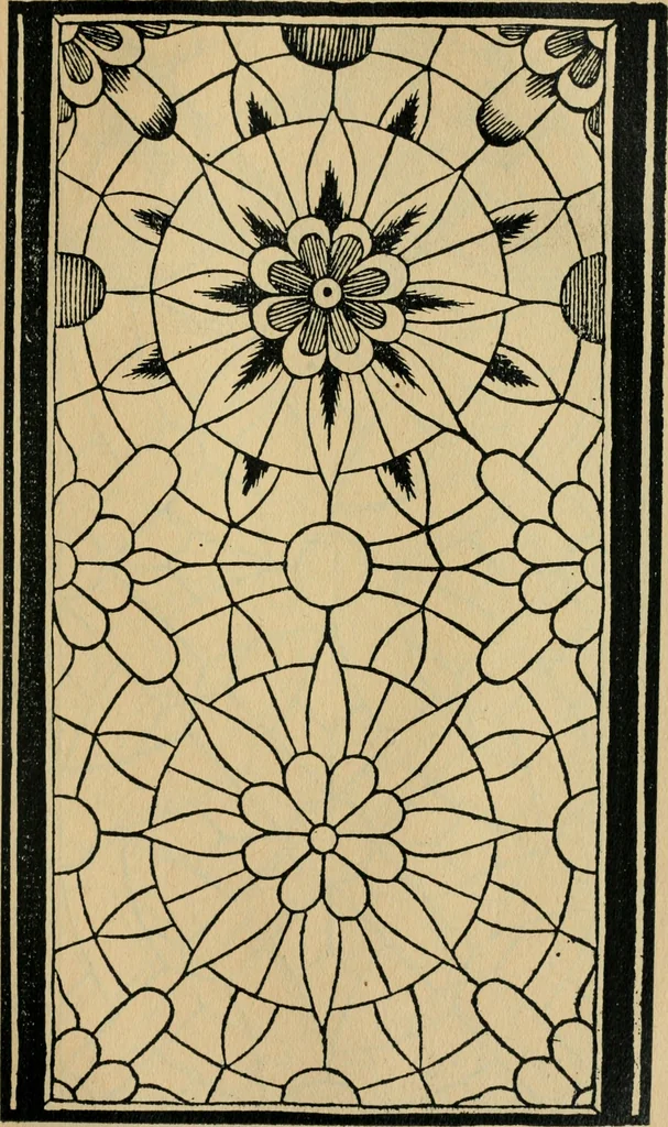 An illustration from A booke of sundry draughtes principaly serving for glasiers: and not impertinent for plasters, and gardiners : besides sundry other professions. Whereunto is annexed the manner how to anniel in glas: and also the true forme of the fornace, and the secretes thereof, 1615, leaf 126