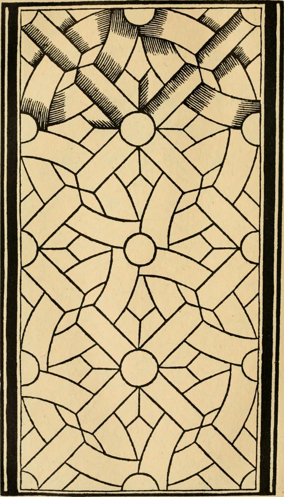 An illustration from A booke of sundry draughtes principaly serving for glasiers: and not impertinent for plasters, and gardiners : besides sundry other professions. Whereunto is annexed the manner how to anniel in glas: and also the true forme of the fornace, and the secretes thereof, 1615, leaf 127