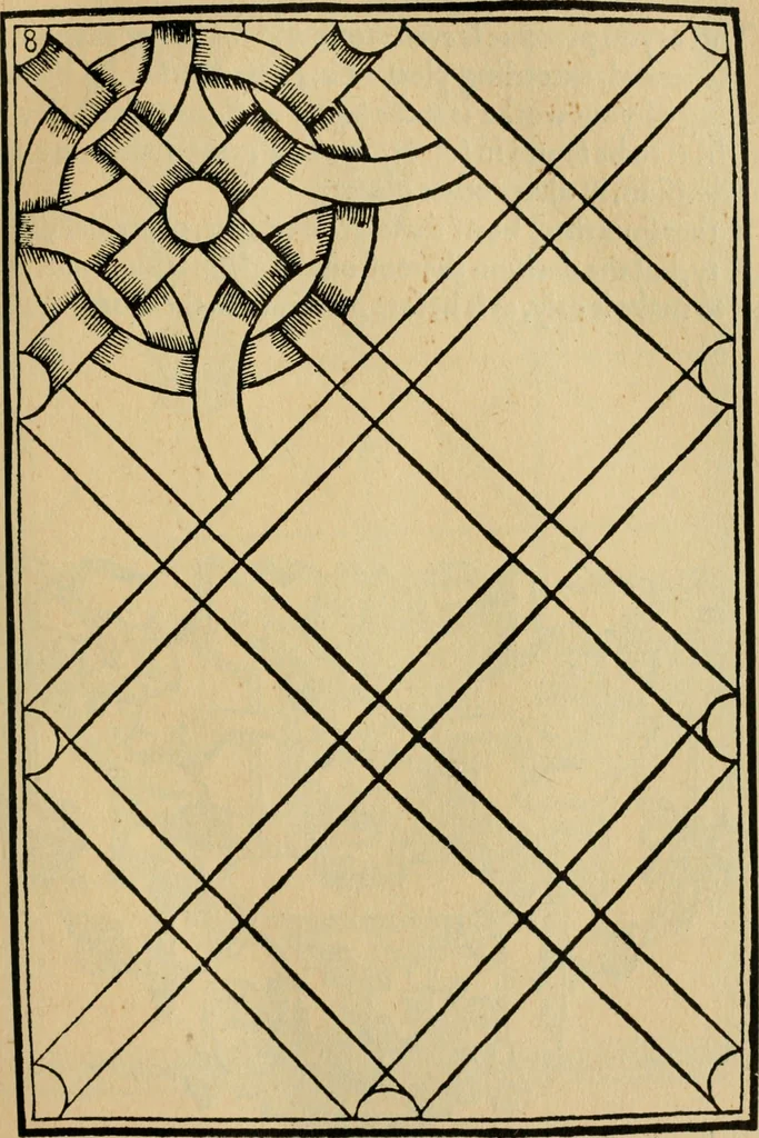 An illustration from A booke of sundry draughtes principaly serving for glasiers: and not impertinent for plasters, and gardiners : besides sundry other professions. Whereunto is annexed the manner how to anniel in glas: and also the true forme of the fornace, and the secretes thereof, 1615, leaf 20