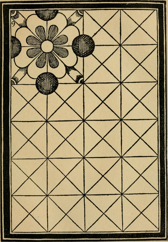 An illustration from A booke of sundry draughtes principaly serving for glasiers: and not impertinent for plasters, and gardiners : besides sundry other professions. Whereunto is annexed the manner how to anniel in glas: and also the true forme of the fornace, and the secretes thereof, 1615, leaf 22
