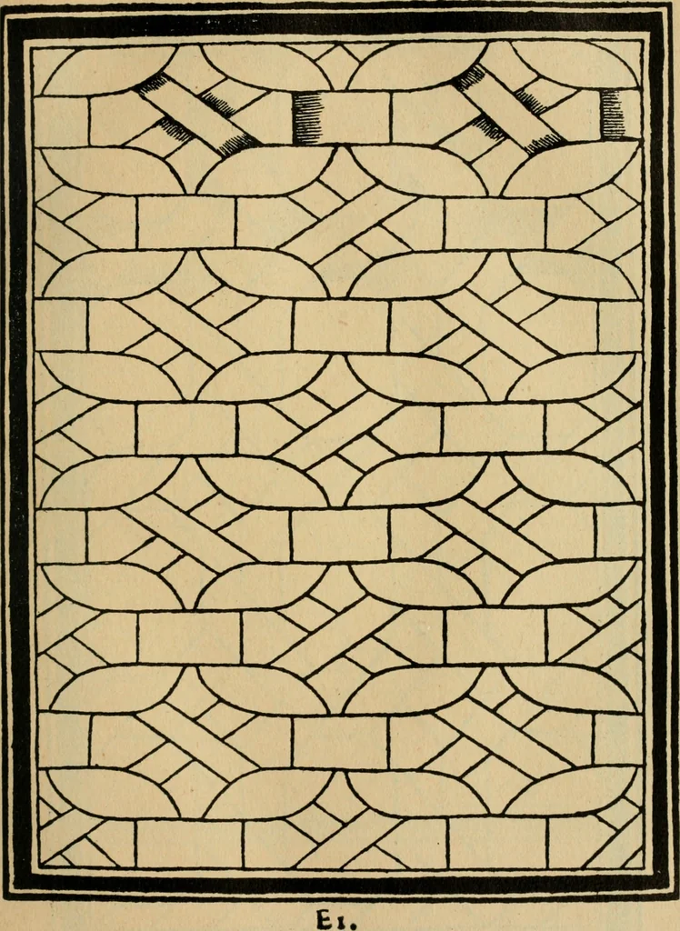 An illustration from A booke of sundry draughtes principaly serving for glasiers: and not impertinent for plasters, and gardiners : besides sundry other professions. Whereunto is annexed the manner how to anniel in glas: and also the true forme of the fornace, and the secretes thereof, 1615, leaf 36
