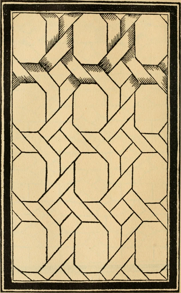 An illustration from A booke of sundry draughtes principaly serving for glasiers: and not impertinent for plasters, and gardiners : besides sundry other professions. Whereunto is annexed the manner how to anniel in glas: and also the true forme of the fornace, and the secretes thereof, 1615, leaf 37