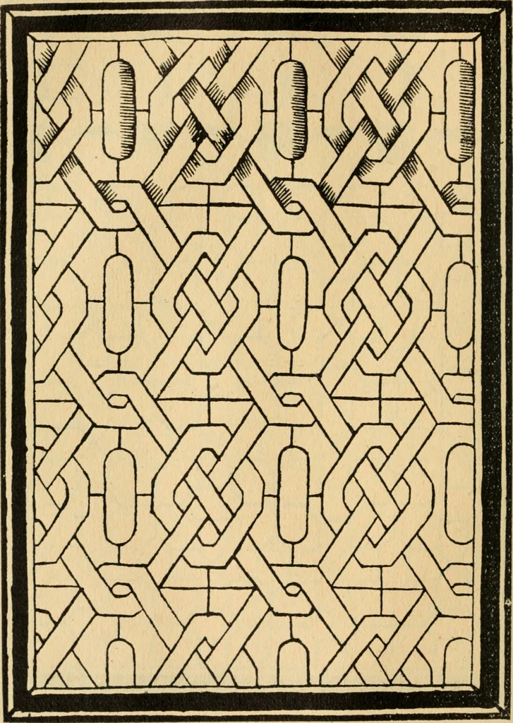An illustration from A booke of sundry draughtes principaly serving for glasiers: and not impertinent for plasters, and gardiners : besides sundry other professions. Whereunto is annexed the manner how to anniel in glas: and also the true forme of the fornace, and the secretes thereof, 1615, leaf 41
