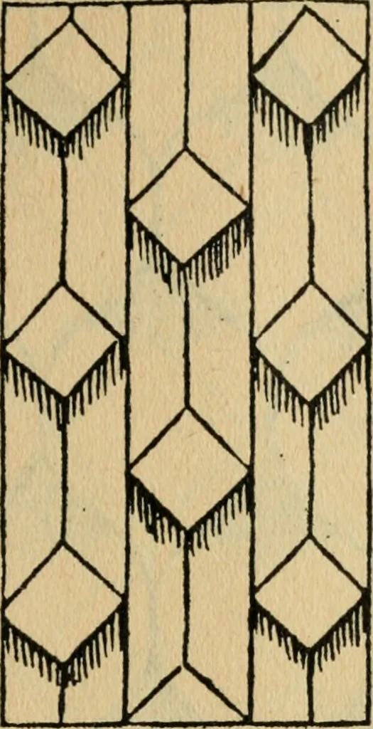 An illustration from A booke of sundry draughtes principaly serving for glasiers: and not impertinent for plasters, and gardiners : besides sundry other professions. Whereunto is annexed the manner how to anniel in glas: and also the true forme of the fornace, and the secretes thereof, 1615, leaf 54