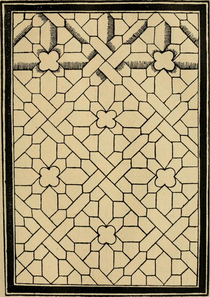 An illustration from A booke of sundry draughtes principaly serving for glasiers: and not impertinent for plasters, and gardiners : besides sundry other professions. Whereunto is annexed the manner how to anniel in glas: and also the true forme of the fornace, and the secretes thereof, 1615, leaf 60