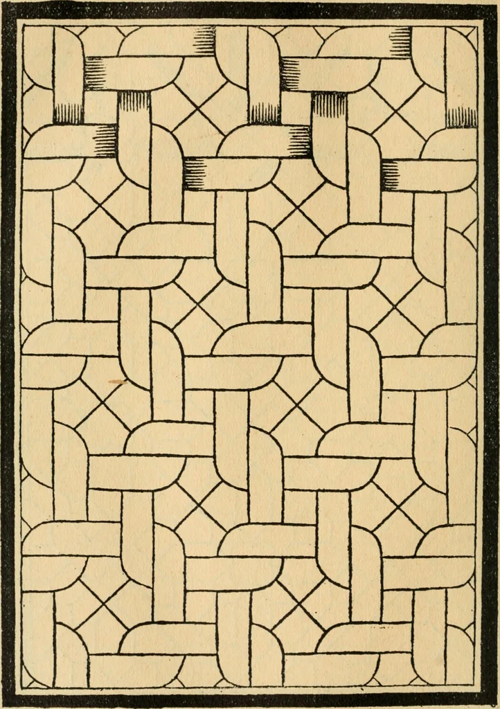 An illustration from A booke of sundry draughtes principaly serving for glasiers: and not impertinent for plasters, and gardiners : besides sundry other professions. Whereunto is annexed the manner how to anniel in glas: and also the true forme of the fornace, and the secretes thereof, 1615, leaf 61