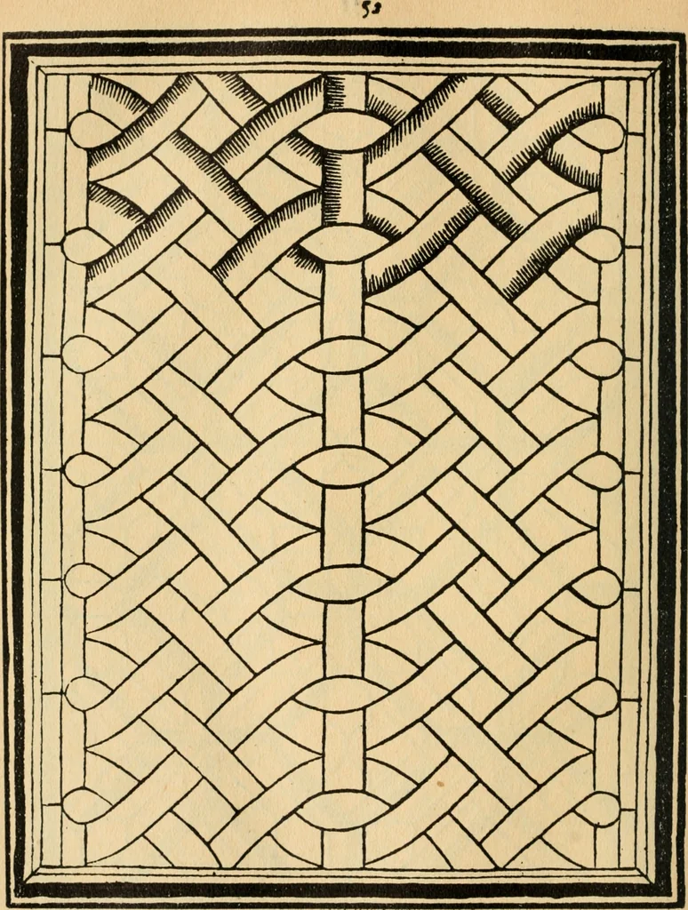 An illustration from A booke of sundry draughtes principaly serving for glasiers: and not impertinent for plasters, and gardiners : besides sundry other professions. Whereunto is annexed the manner how to anniel in glas: and also the true forme of the fornace, and the secretes thereof, 1615, leaf 77