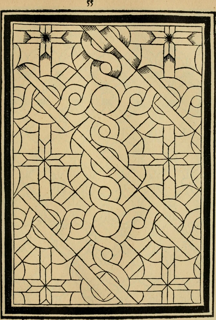 An illustration from A booke of sundry draughtes principaly serving for glasiers: and not impertinent for plasters, and gardiners : besides sundry other professions. Whereunto is annexed the manner how to anniel in glas: and also the true forme of the fornace, and the secretes thereof, 1615, leaf 80
