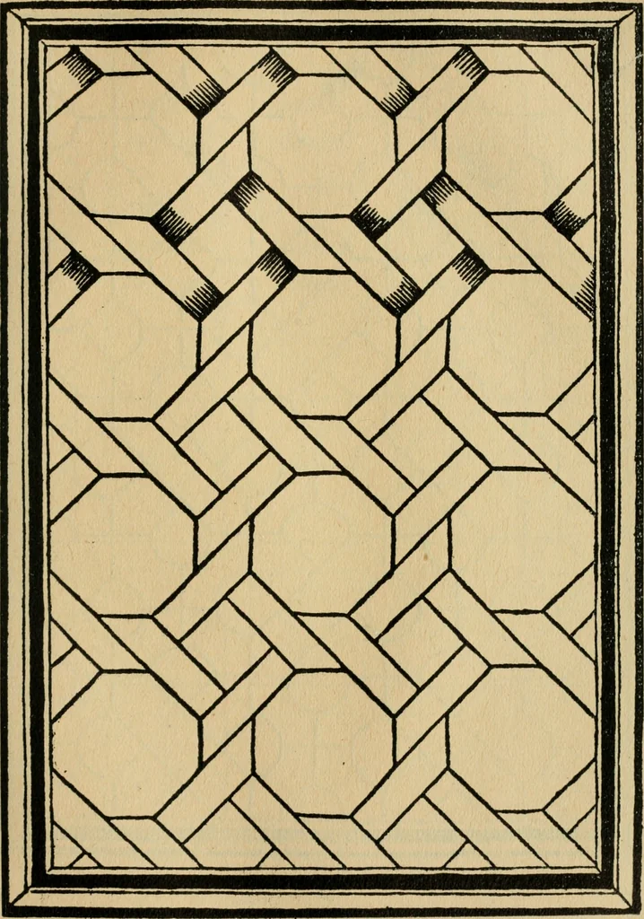 An illustration from A booke of sundry draughtes principaly serving for glasiers: and not impertinent for plasters, and gardiners : besides sundry other professions. Whereunto is annexed the manner how to anniel in glas: and also the true forme of the fornace, and the secretes thereof, 1615, leaf 82
