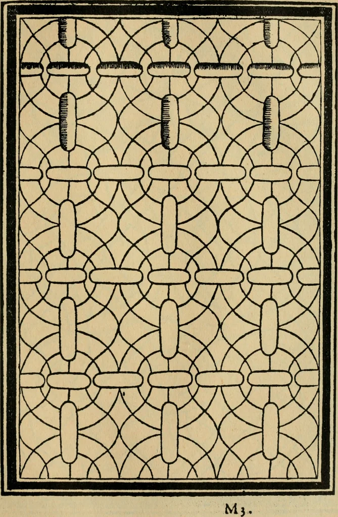 An illustration from A booke of sundry draughtes principaly serving for glasiers: and not impertinent for plasters, and gardiners : besides sundry other professions. Whereunto is annexed the manner how to anniel in glas: and also the true forme of the fornace, and the secretes thereof, 1615, leaf 96