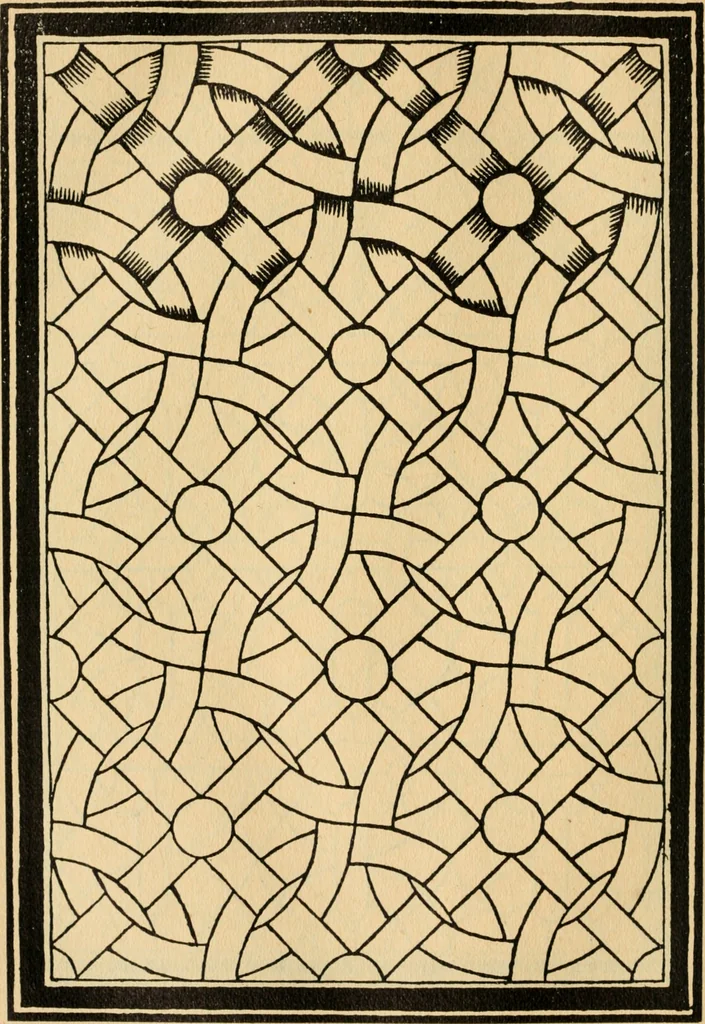 An illustration from A booke of sundry draughtes principaly serving for glasiers: and not impertinent for plasters, and gardiners : besides sundry other professions. Whereunto is annexed the manner how to anniel in glas: and also the true forme of the fornace, and the secretes thereof, 1615, leaf 97