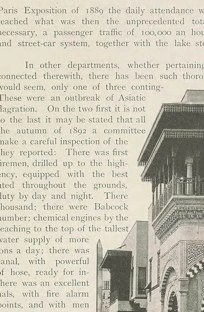 An illustration from The book of the fair; an historical and descriptive presentation of the world's science, art, and industry, as viewed through the Columbian Exposition at Chicago in 1893, 1893, leaf 83
