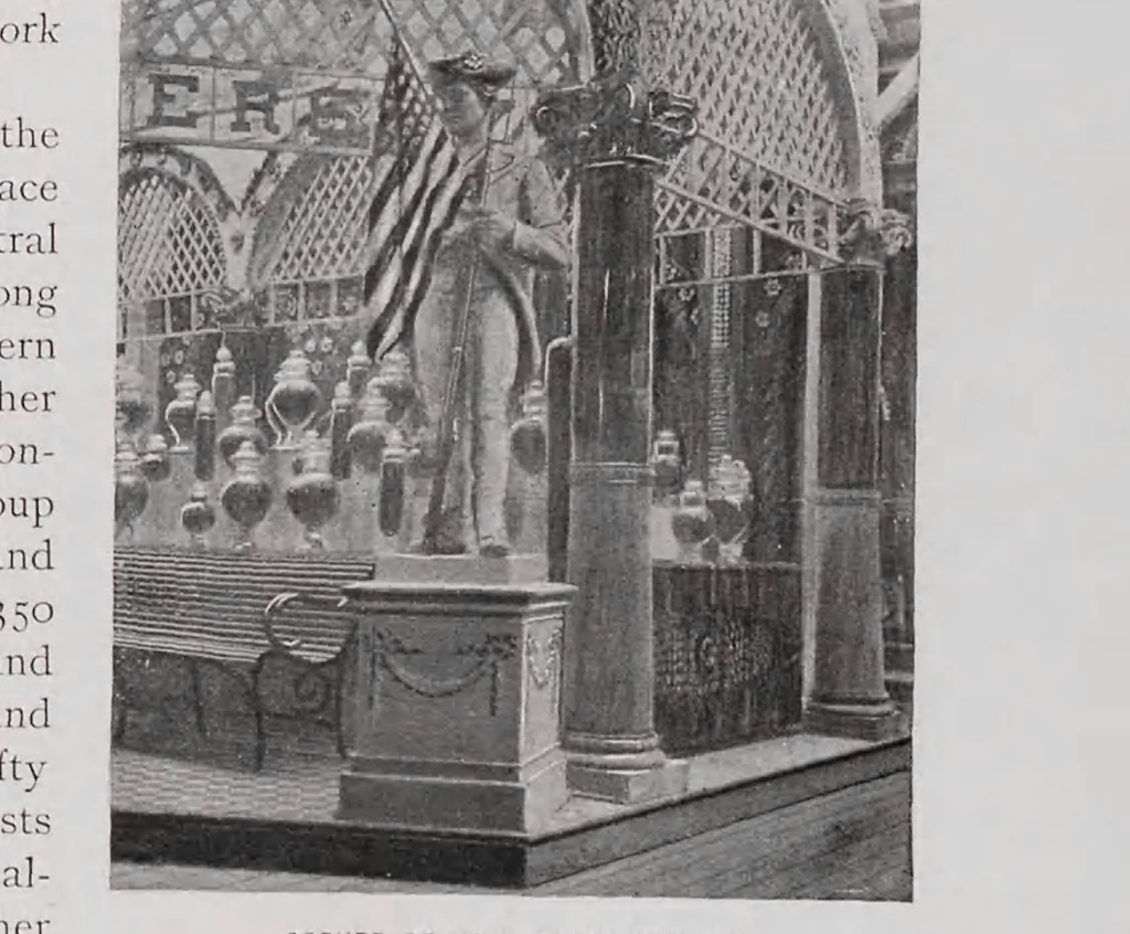 An illustration from The book of the fair; an historical and descriptive presentation of the world's science, art, and industry, as viewed through the Columbian Exposition at Chicago in 1893 .., 1895, leaf 19