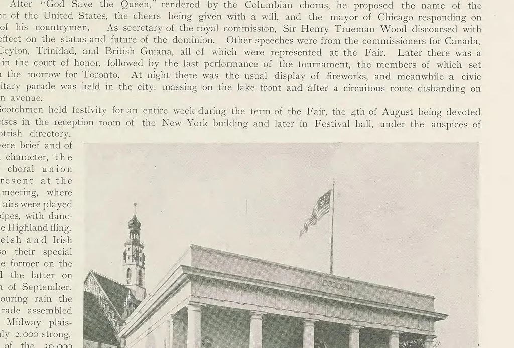 An illustration from The book of the fair; an historical and descriptive presentation of the world's science, art, and industry, as viewed through the Columbian Exposition at Chicago in 1893, 1893, leaf 99