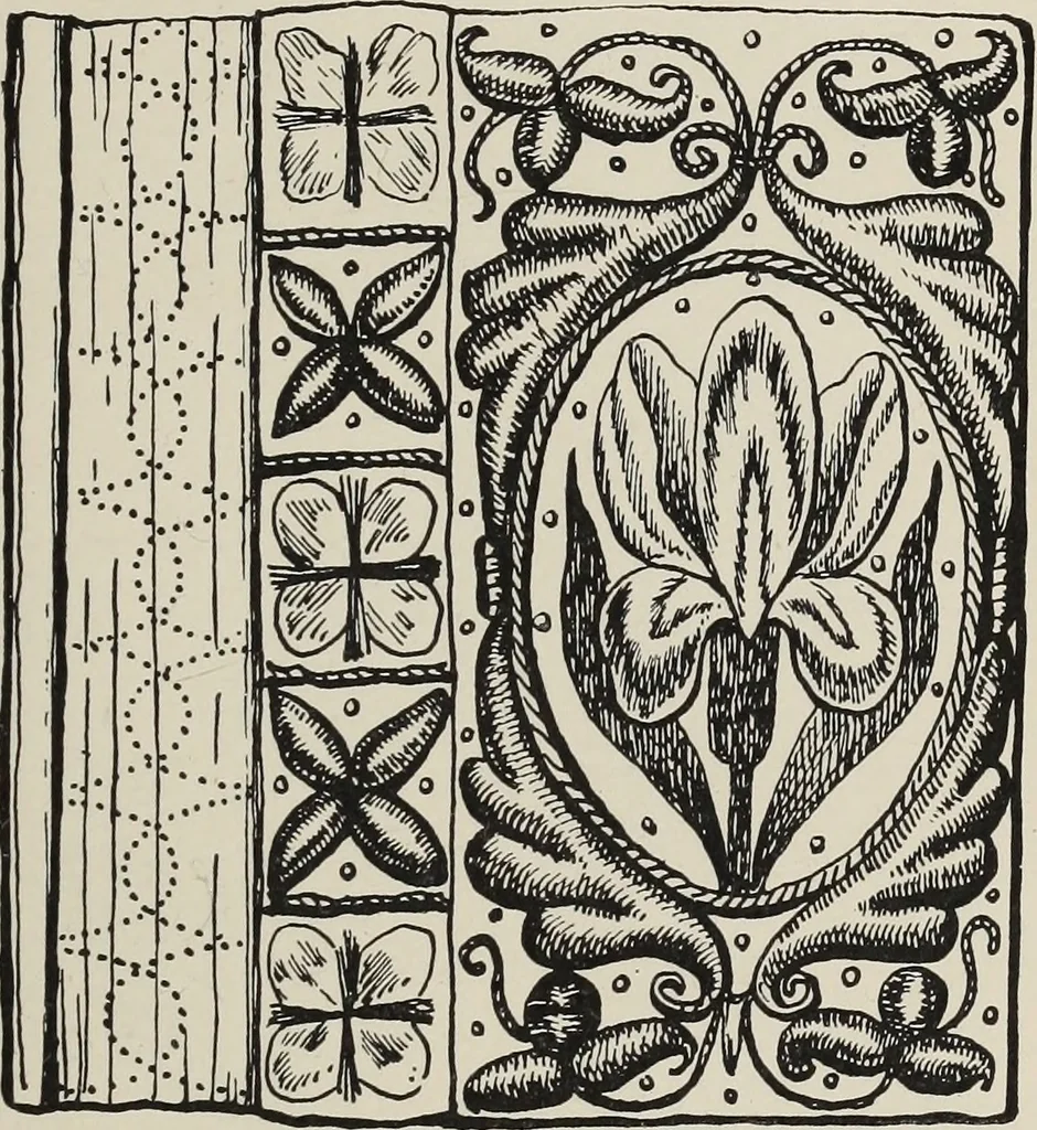 An illustration from The book : its history and development, 1907, leaf 176
