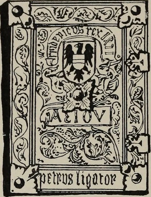 An illustration from The book : its history and development, 1907, leaf 221