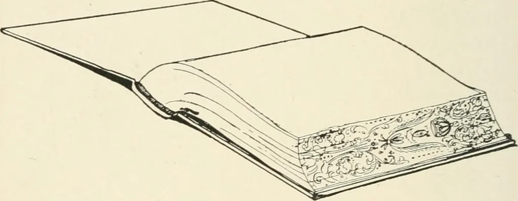 An illustration from The book, its history and development, 1907, leaf 169