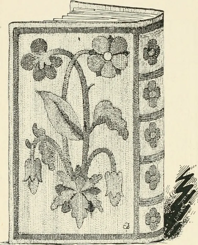 An illustration from The book, its history and development, 1907, leaf 177