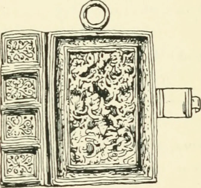An illustration from The book, its history and development, 1907, leaf 182