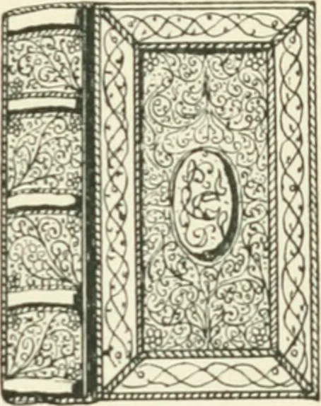 An illustration from The book, its history and development, 1907, leaf 184