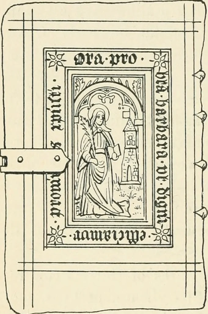 An illustration from The book, its history and development, 1907, leaf 215