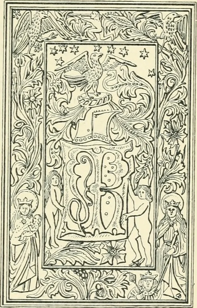 An illustration from The book, its history and development, 1907, leaf 220