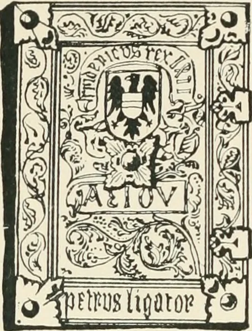 An illustration from The book, its history and development, 1907, leaf 221