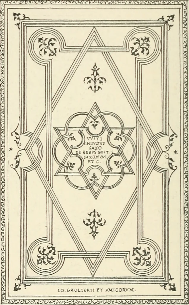 An illustration from The book, its history and development, 1907, leaf 233