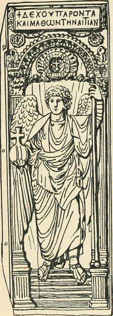 An illustration from The book, its history and development, 1907, leaf 35