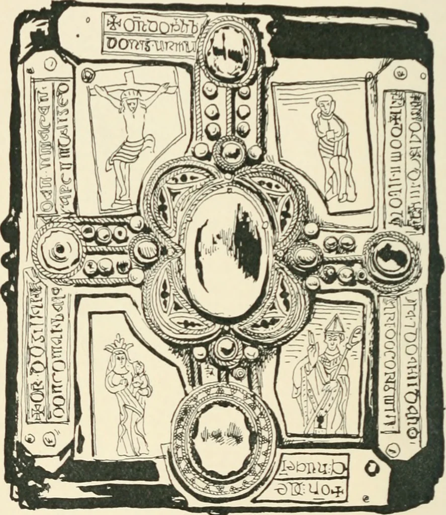 An illustration from The book, its history and development, 1907, leaf 61