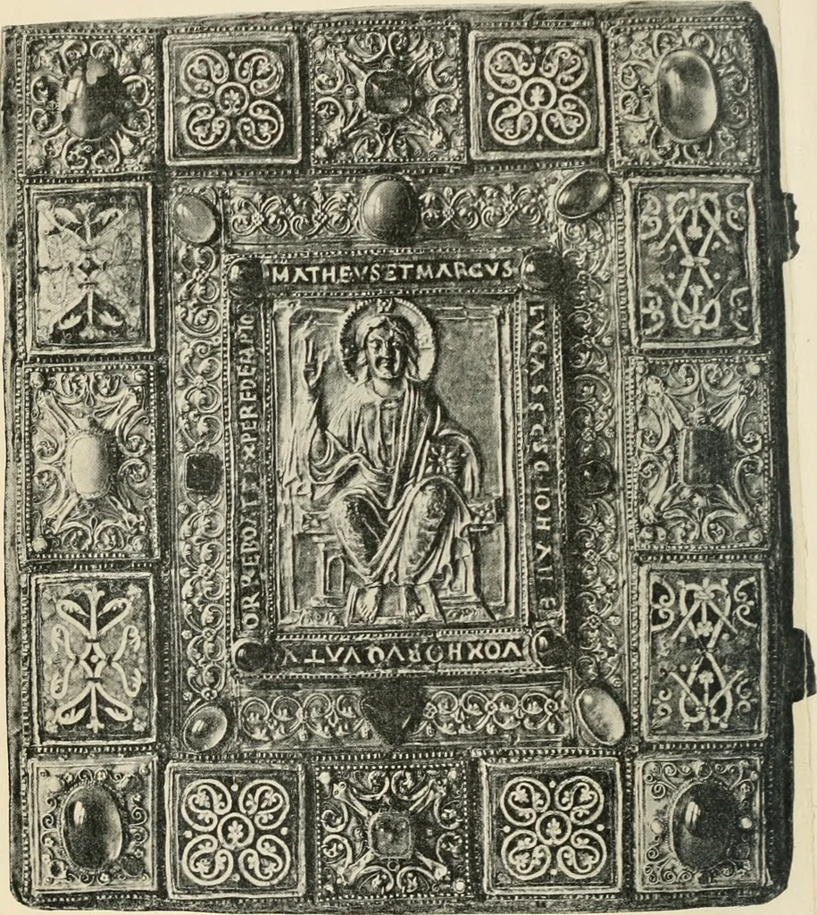 An illustration from The book, its history and development, 1907, leaf 7