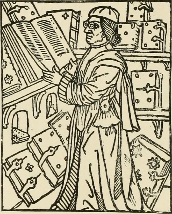 An illustration from The book: its printers, illustrators, and binders, from Gutenberg to the present time, 1890, leaf 103