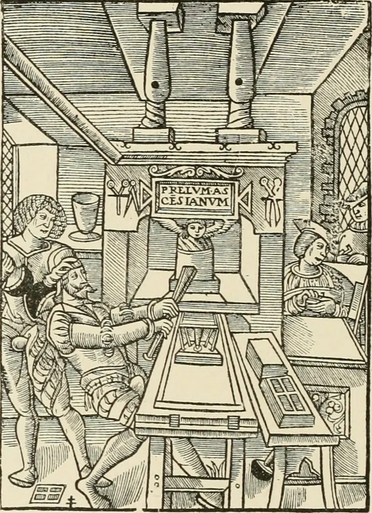 An illustration from The book: its printers, illustrators, and binders, from Gutenberg to the present time, 1890, leaf 277