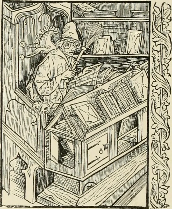 An illustration from The book: its printers, illustrators, and binders, from Gutenberg to the present time, 1890, leaf 99