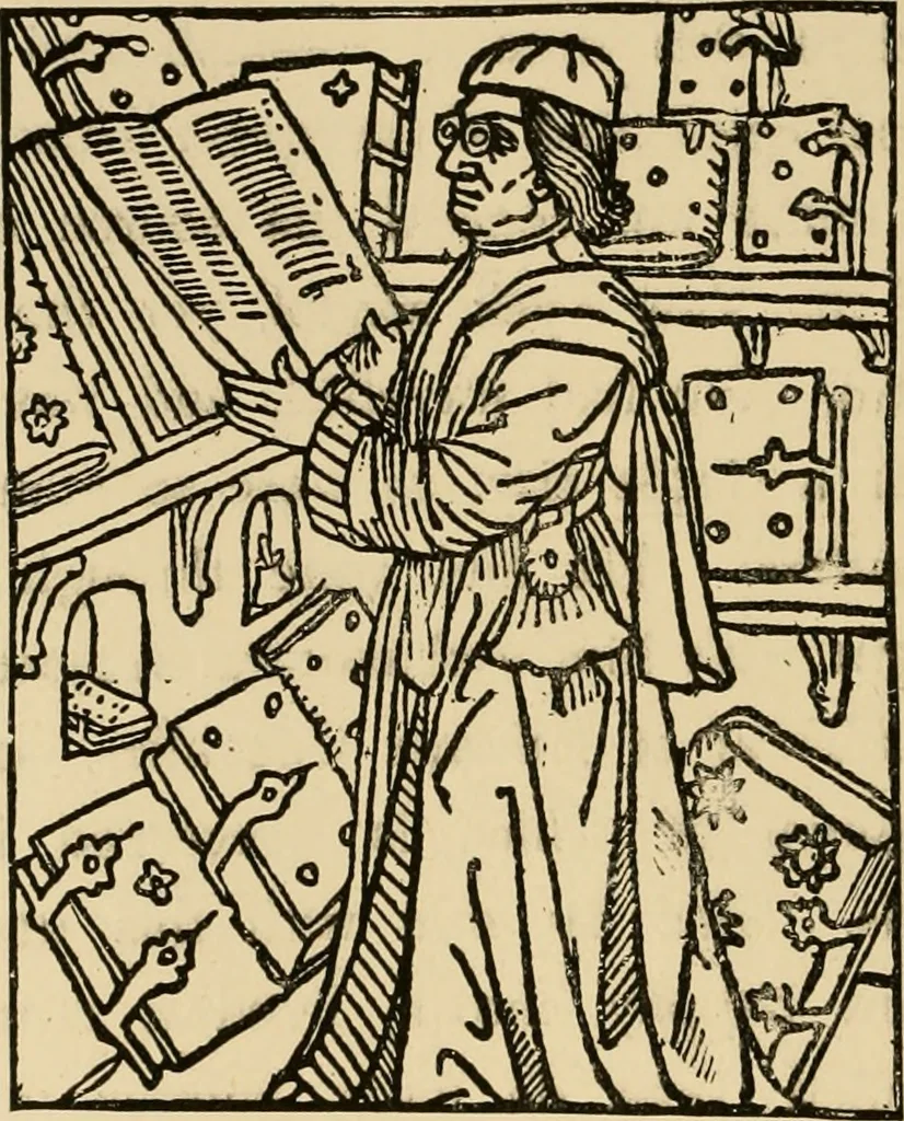An illustration from The book; its printers, illustrators, and binders, from Gutenberg to the present time, 1890, leaf 103