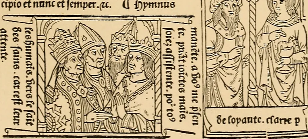 An illustration from The book; its printers, illustrators, and binders, from Gutenberg to the present time, 1890, leaf 114