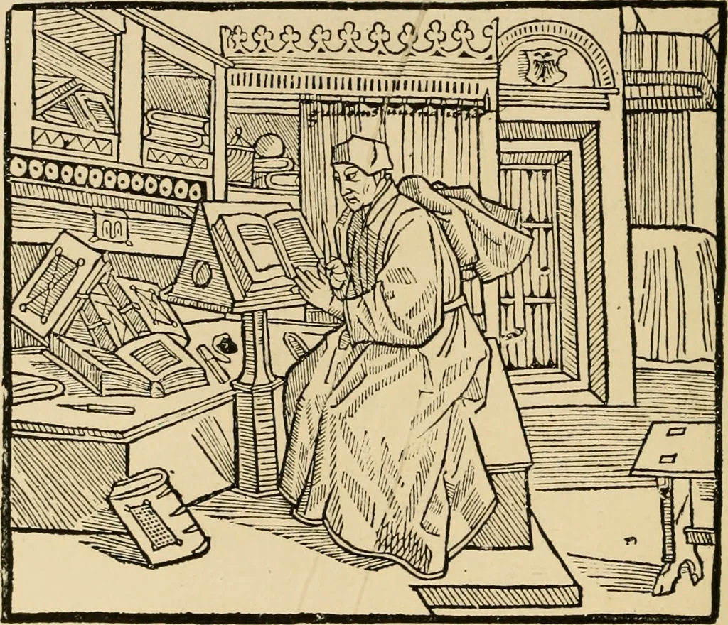 An illustration from The book; its printers, illustrators, and binders, from Gutenberg to the present time, 1890, leaf 123