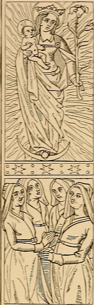 An illustration from The book; its printers, illustrators, and binders, from Gutenberg to the present time, 1890, leaf 20
