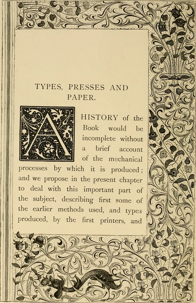 An illustration from The book; its printers, illustrators, and binders, from Gutenberg to the present time, 1890, leaf 269